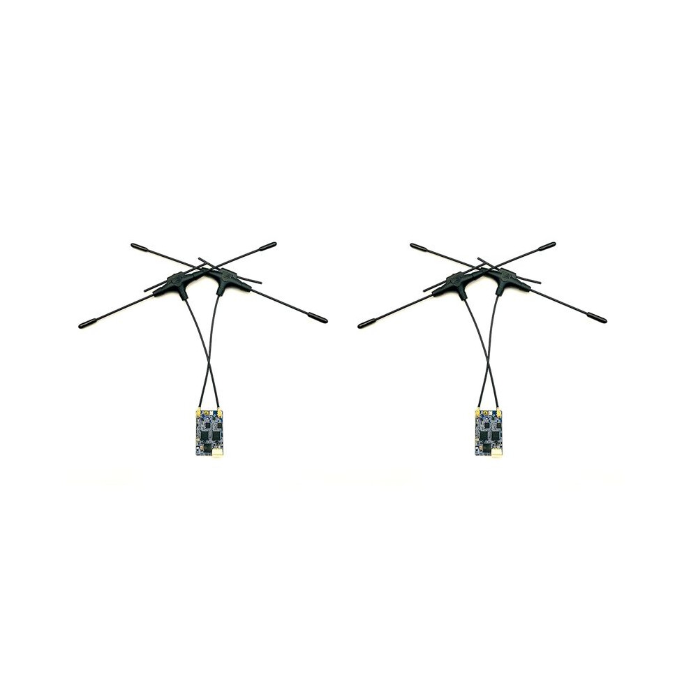 2X Elrs Dual Band Gemini Receiver 900Mhz 2.4Ghz Expresslrs Rx Receiver Tcxo For Rc Fpv Long Range Drone Fixed Wing 6032483000882