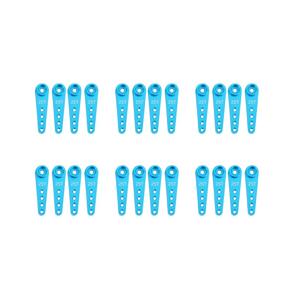 24Pcs 37Mm 25T Metal Extension Steering Servo Arm Horn For Rc Car Crawler Parts, 6032704364236