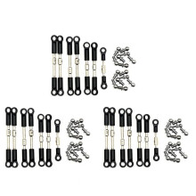 21Pcs Front Rear Tie Rod Servo Link Rod with Screw for 144001 144010 124017 124019 RC Car Spare Parts