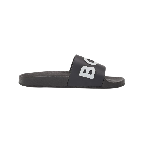 Hugo Boss Hugo Boss Big Logo Slide Black UK 7
