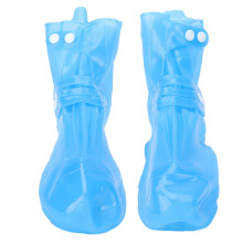 Cubrezapatos antideslizantes de PVC grueso, impermeables, protectores para botas de lluvia, diseño con botón antideslizante, resistentes al