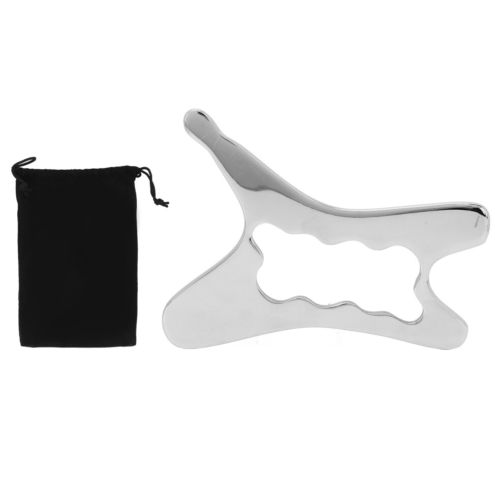 Scraper Tool for Soft Tissue Physical Therapy, Relieves Muscle Tension and Pain, Improves Circulation, Portable Design, Stainless Steel Gua Sha Tool,