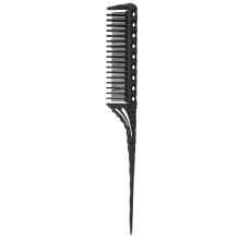 Haarverfcape met puntige, fijne snijkam voor gebruik in de salon en thuis, ideaal voor Halloweenfeesten en nachtclubs.