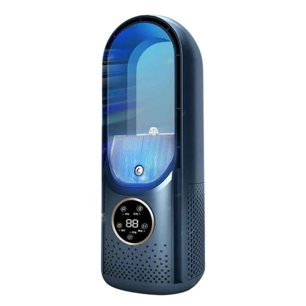 Humidifying And Cooling Fan With Led Lights, Rechargeable Cooling Fan For Personal Use, Evaporative Air Cooler Technology With Cooling Spray Fan, 9009791725148