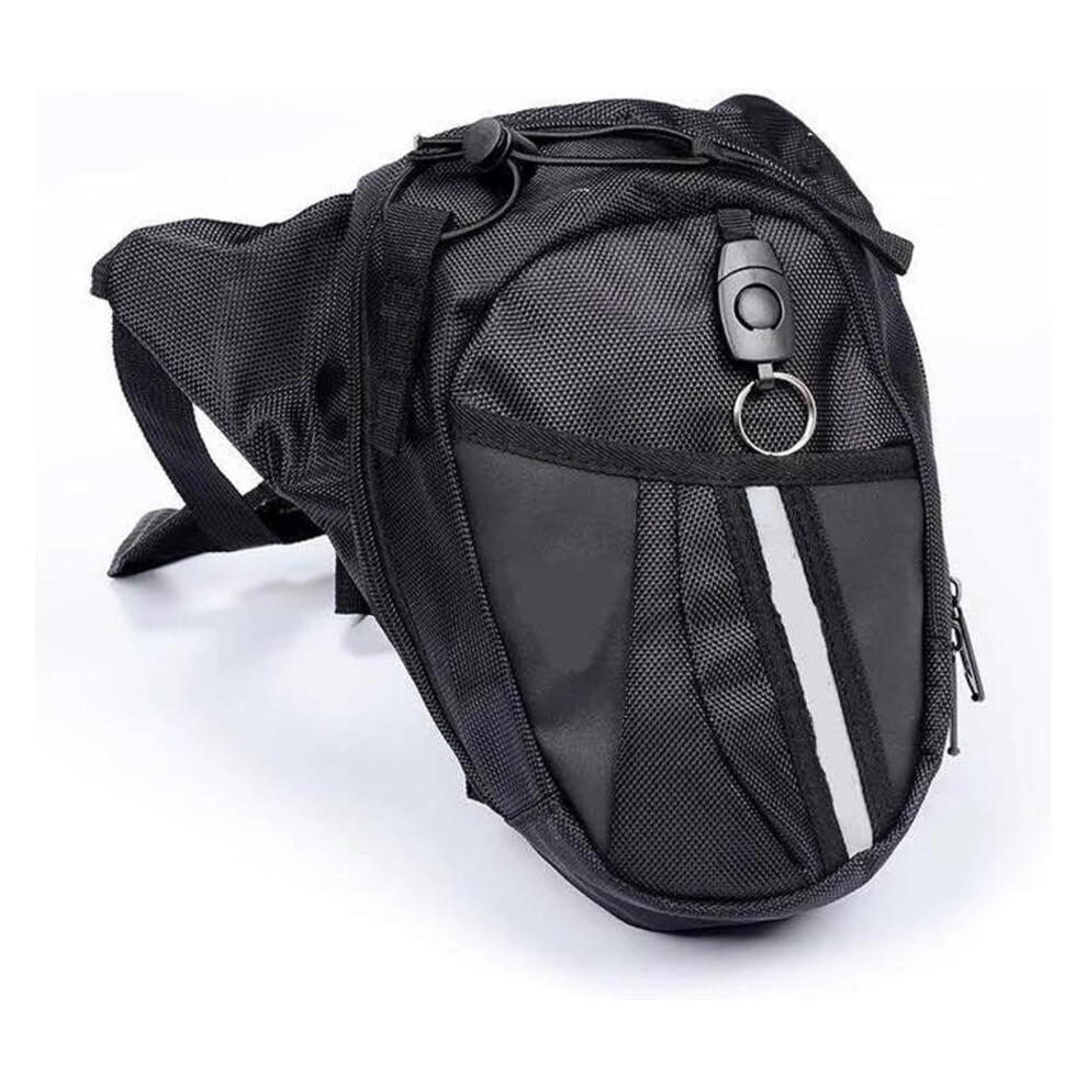 Waterproof Motorcycle Leg Bag With Adjustable Thigh Belt And Multipocket Storage For Riding 9199774358101