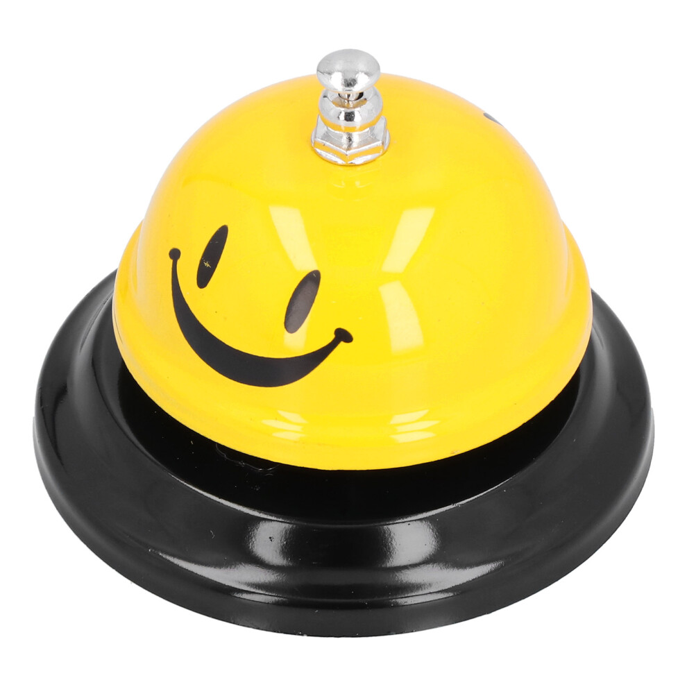 Stainless Steel Call Bell - Yellow Anti-Slip Base Crisp Sound 9441382460814