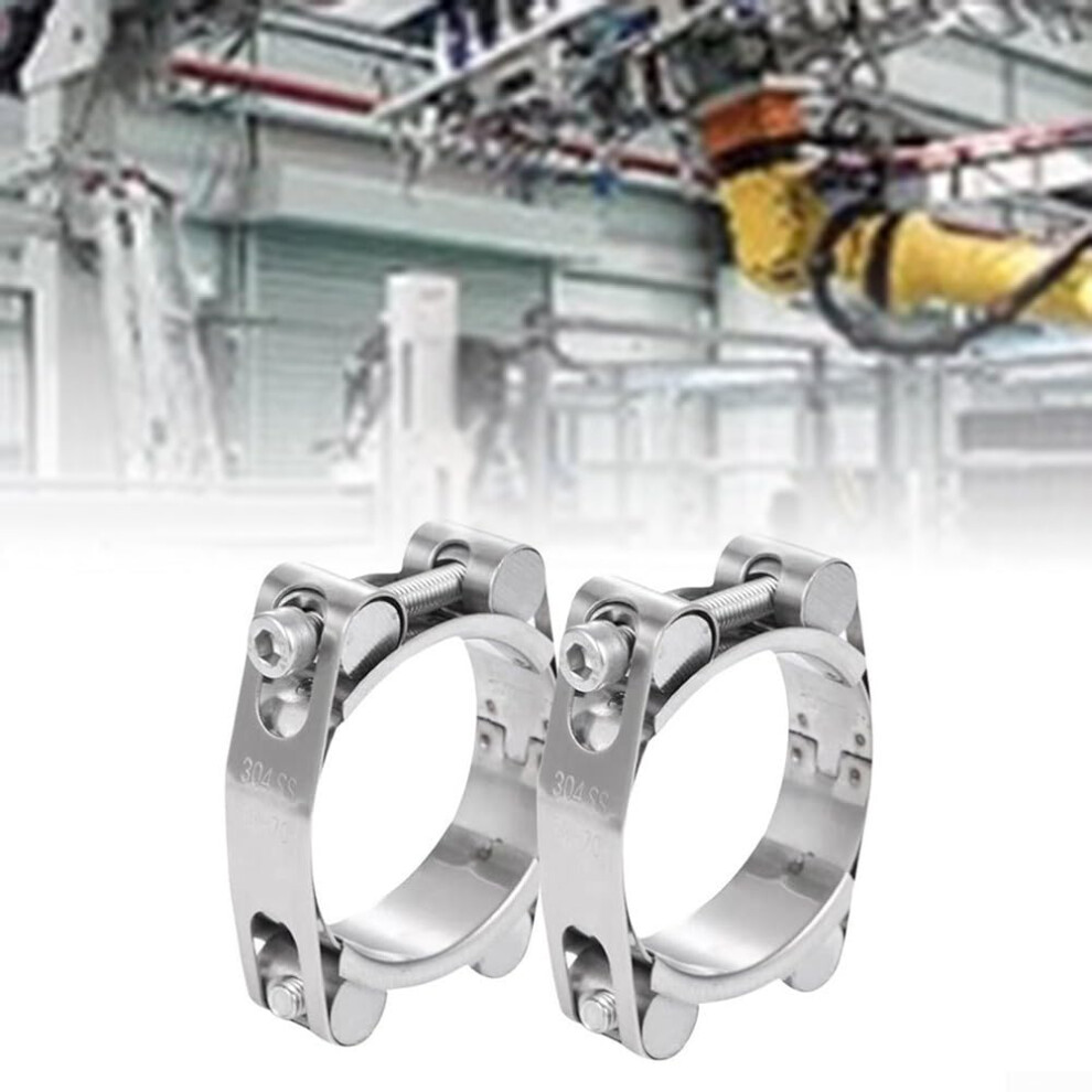 Stainless Steel Tbolt Hose Clamp Adjustable 3060Mm For Turbo And Exhaust Pipe 9044945712841