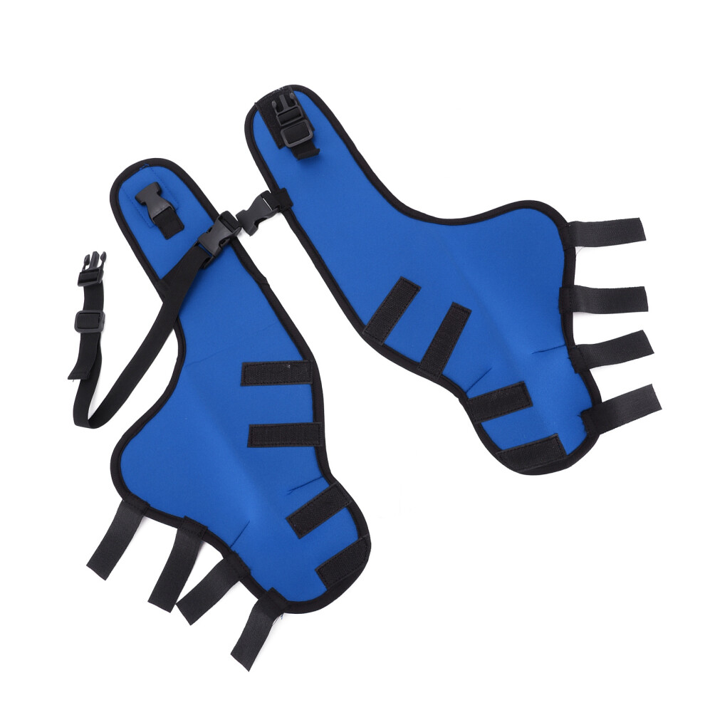 Blue Dog Leg Brace Canine Hind Hock Wraps For Injury/Sprain, M