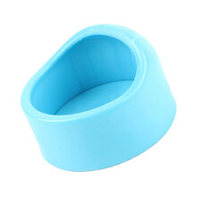 Hamsterkom Antislip voerbak voor kleine dieren Anti-mors-blauw
