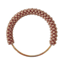 Oring Bag Handle Braided Pearl Bag Ring Strap Replacement For Purses Handbags Luggage Clutch Tan