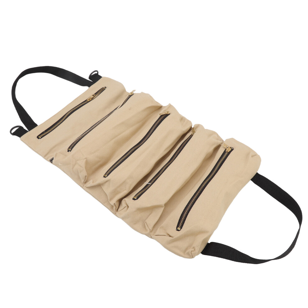 Car Back Seat Tool Storage Bag Canvas Foldable Pouch For Pliers & Wrench 9391374105318