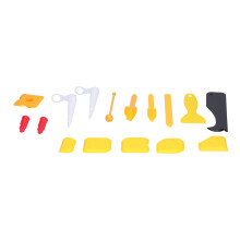 16-teiliges Spachtelwerkzeug-Set Silikon- und Fugenentferner Reparaturset