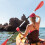 4-Piece Quick Release Kayak Paddle 213cm Durable Plastic Blades 2