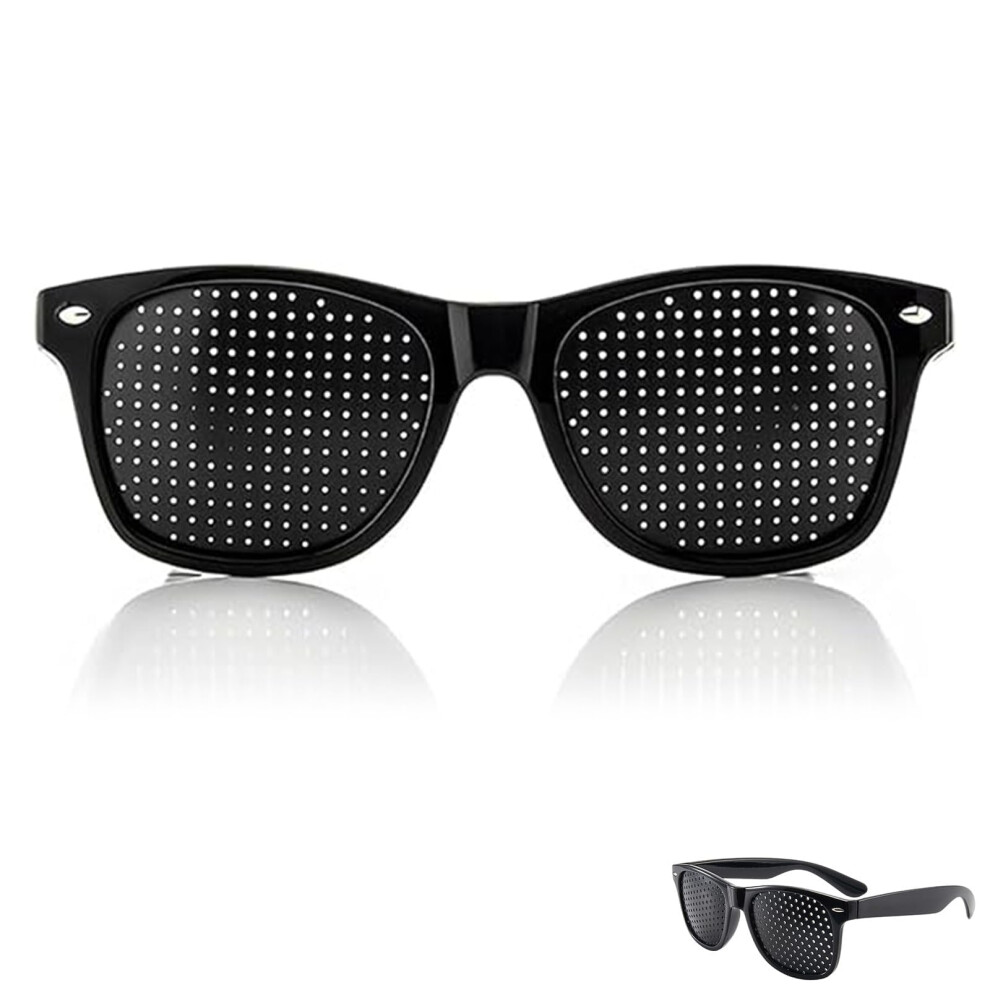 Pinhole Vision Training Glasses for Eye Muscle Exercise, Reading and Screen Use, Natural Focus Improvement