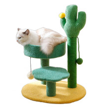 Katten Krabspeelgoed Kitten Sisal Touw Post-Cactus Groen Nest Mo