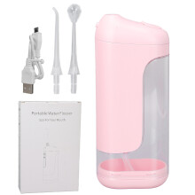 Irrigador oral sem fio com bateria de longa duração, bicos intercambiáveis e à prova d'água, ideal para uso doméstico, viagens e festas de