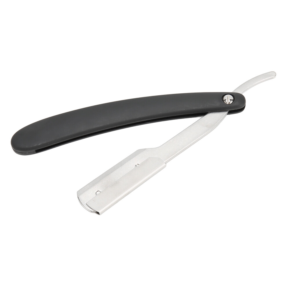 Precise Shaving Straight Razor, Exchangeable Blade Razor with Clip Type Cutter Head and Foldable Stainless Steel Body, Traditional Shave Experience f