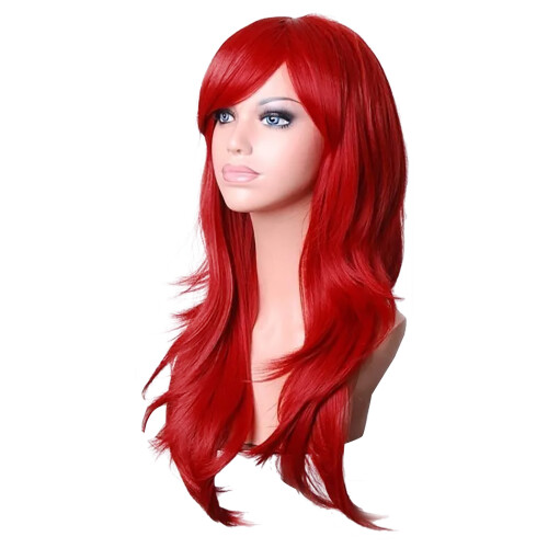 Περούκα με φυσική όψη μαλλιών, μακριά κυματιστή περούκα με μαλακά μαλλιά και 2