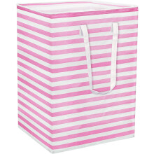 Freestanding & Collapsible Laundry Hamper, Easy Carry Handles Durable Long Handles Clothes Storage Bin, Waterproof Material Lightweight Basket for
