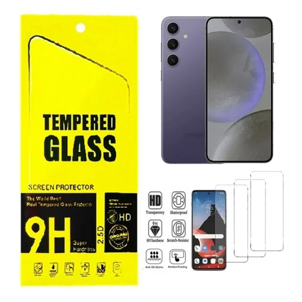 Tempered Glass Screen Protector For Samsung Galaxy S24 Fe, Enhance Its Durability And Clarity With Scratch Resistant 8-9H Hardness High-Quality 9009791763249
