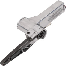 Ergonomic Handle Pneumatic Belt Sander, Mini Air Belt Sander with High Efficiency for Furniture and Plastic Surface Polishing, Adjustable Speed