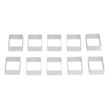 Rectangle Cookie Cutter, Versatile Food Shaping Molds For Fondant And Biscuits, Creative Baking Accessories Ensuring Precision And Durability Ideal