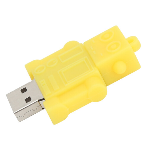 Αξιολάτρευτο USB Stick σε στυλ ρομπότ με κινούμενα σχέδια, γρήγορη μεταφορά 2