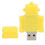 Αξιολάτρευτο USB Stick σε στυλ ρομπότ με κινούμενα σχέδια, γρήγορη μεταφορά 1