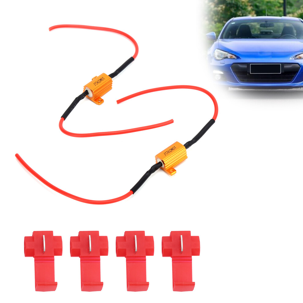 2Pcs 10W Led Decoder 39Î© Load Resistors Canbus Error Free Headlight Canceller 7891377922759