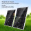 40W Flexible Polycrystalline Solar Panel Charger 54x28cm Dual USB 6