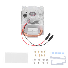 Plug And Play Cooling Kit For Raspberry Pi Featuring Super Heat Dissipation Aluminum Heatsink And Temperature Controlled Blower Fan In Compact Tower