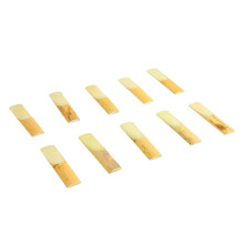 10Pcs Flat Eb Alto Saxophone Reeds Size 3 Instrument Accessory Kit