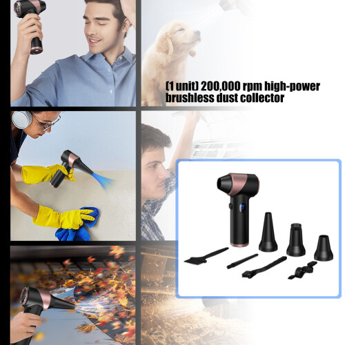 180.000 U/min, multifunktionales bürstenloses Gebläse, 8.000 mAh 1