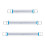 LED Aquarium Light USB Power Thin Design Lamp with 6 Rows-28cm 4