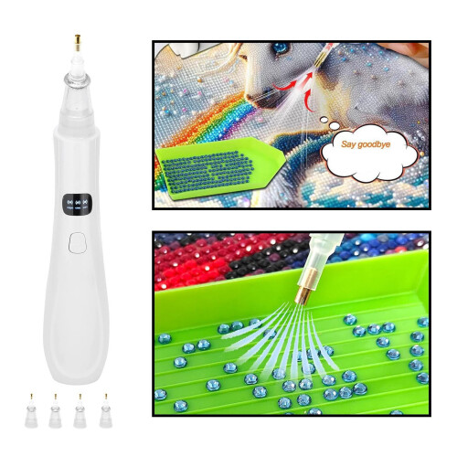 1 Set: Kabelloses Bohrstift-Set mit elektrischer Saugfunktion, 4 1