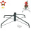 Easy Setup Iron Christmas Tree Base with Long Service Life and Support 1