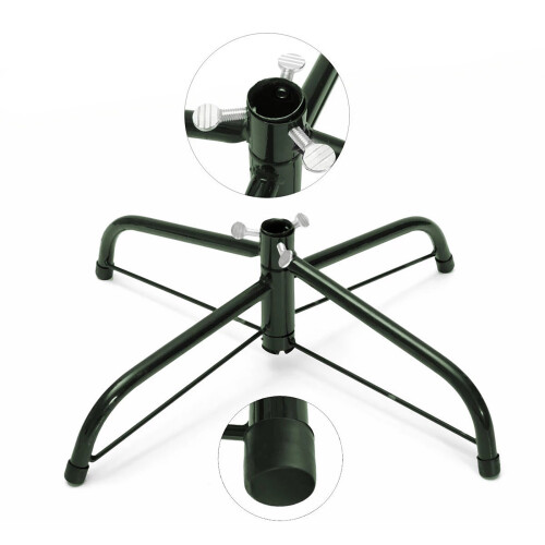 Easy Setup Iron Christmas Tree Base with Long Service Life and Support 2