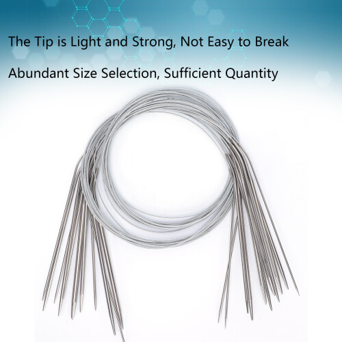 Stainless Steel Circular Knitting Needles Set 11 Sizes 80cm 1