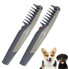 In 1 Knot Out Removal Electric Pet Comb, Quiet Operation for Calm Pets During Grooming, Electric Pet Grooming Comb with Hidden Blades, Suitable for