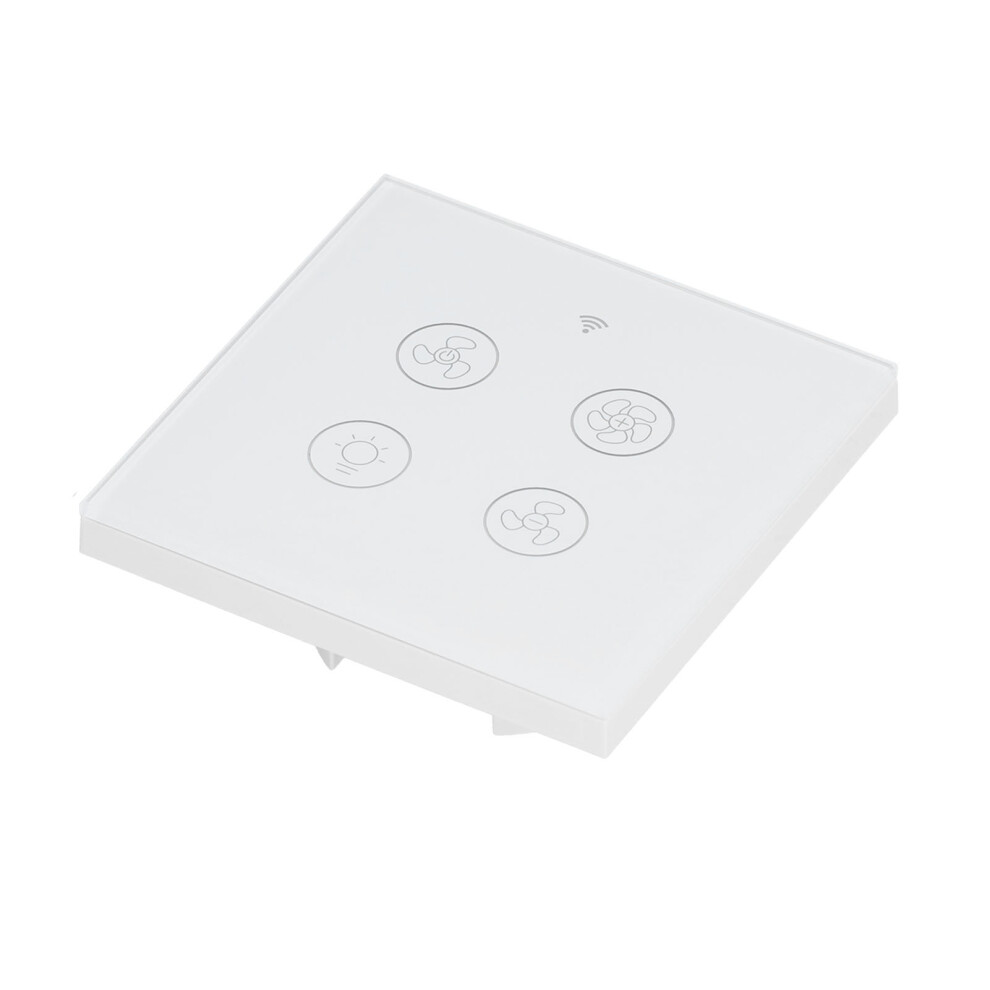 Wifi Fan Light Switch Rf Remote Voice Control 100Â250V White 6951377928807