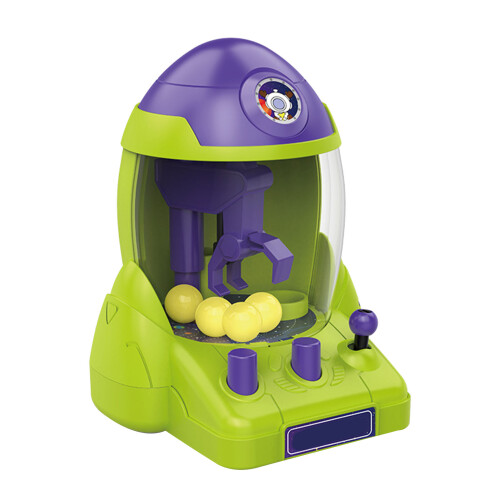 Macchina per Grattini Mini per Bambini, Viola e Verde, Giocattolo Arcade in Plastica 1