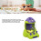 Macchina per Grattini Mini per Bambini, Viola e Verde, Giocattolo Arcade in Plastica 4