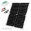 18V Monocrystalline 40W Flexible Solar Panel Set with 20A Charge Controller 14