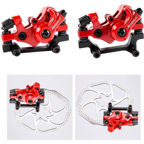2x Fixed Disc Brake Caliper Bike Line, The Mechanical 2