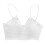 V Neck Padded Seamless Wireless Breathable Sleeping Bra White 13