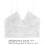 V Neck Padded Seamless Wireless Breathable Sleeping Bra White 8