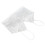 V Neck Padded Seamless Wireless Breathable Sleeping Bra White 14