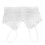 V Neck Padded Seamless Wireless Breathable Sleeping Bra White 5