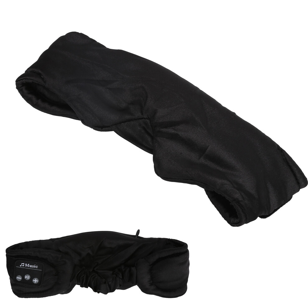 Silk Bluetooth 5.0 Wireless Eye Mask 13H Play Out Sleep Mask Black 4971377933924