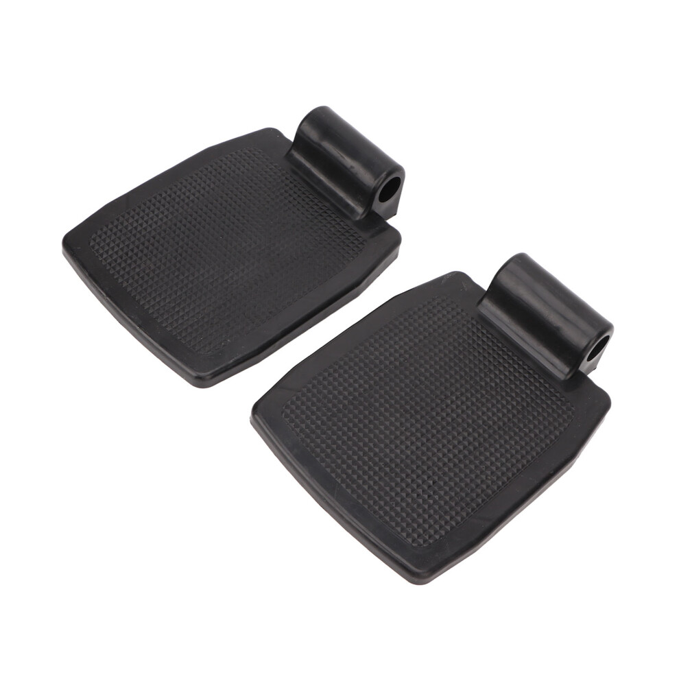 Thickened ABS Plastic Footplate, Reliable Pedals, Universal Wheelchair Footplate Replacement Easy to Clean Portable Non Slip Surface Wear Resistant,